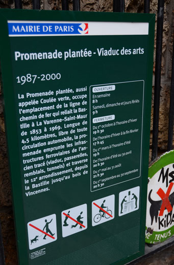 Promenade Plantée, Paris.