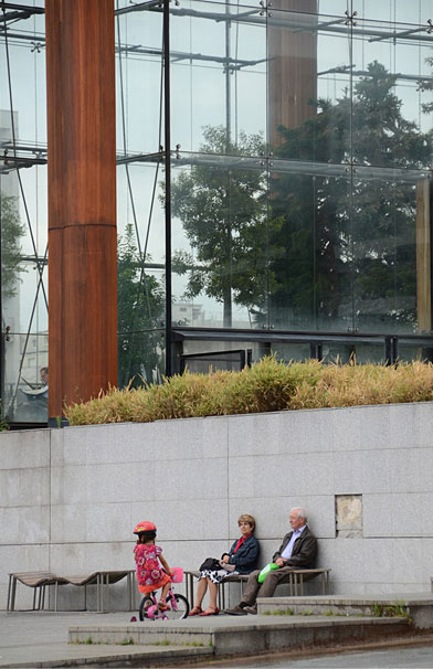 Parc André Citroën, 1992, Paris.