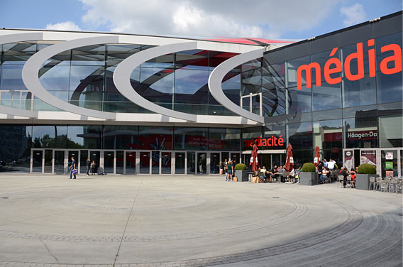 Médiacité, Liège, 2010. Ron Arad, architect.