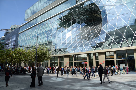 My Zeil shopping center, Frankfurt.