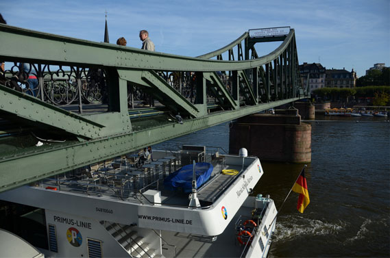 Der Eiserne Steg, Frankfurt.