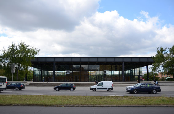 Neue Nationalgalerie, 1968, Berlin. Mies van der Rohe, architect.