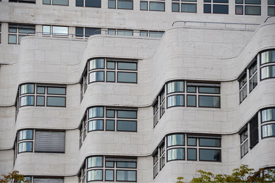 Shell-Haus, 1932, Berlin. Emil Fahrenkamp, architect.
