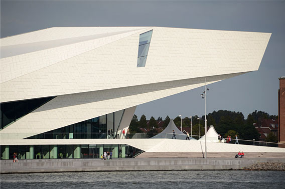 EYE Film Institute Netherlands, 2012, North Amsterdam. Delugan Meissl Associated Architects.