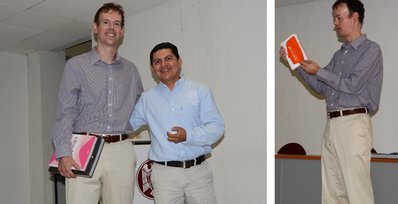 Stephen Schmidt (left) and Prof. Alfonso Escalera